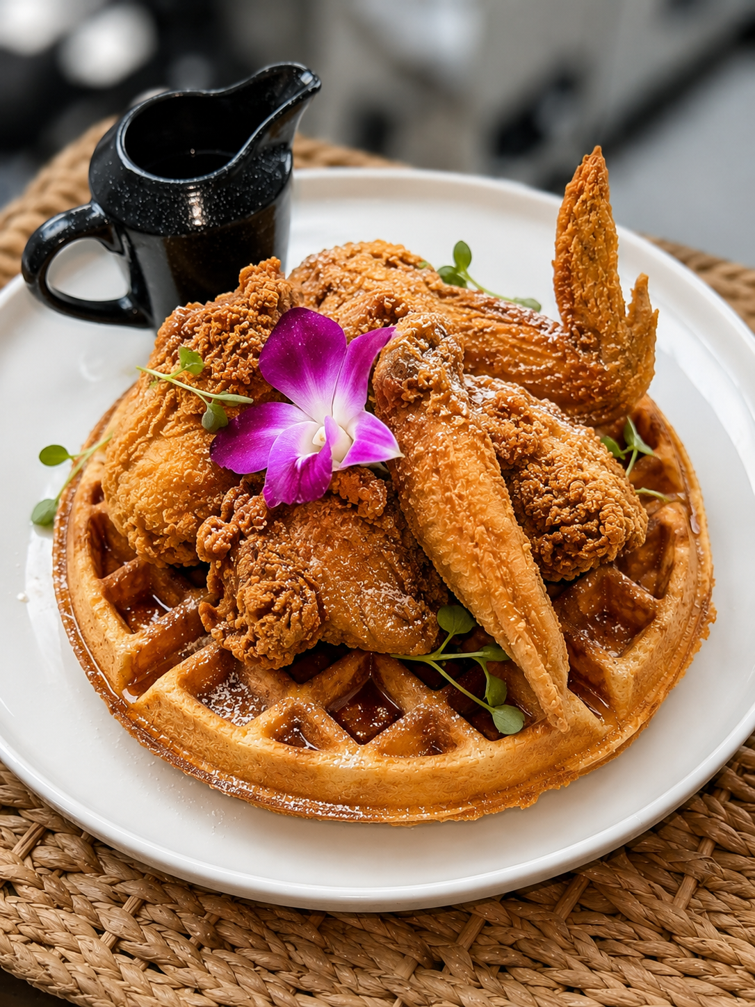 Isle 15 catering — Chicken & Waffles